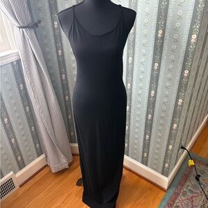 Jigsaw Black Sheath Maxi Dress